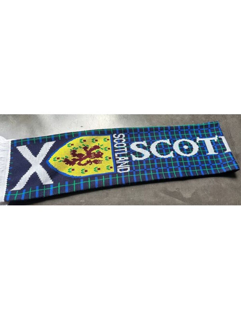 Scotland Supporter Scarf Lion Rampant Tartan Made in UK